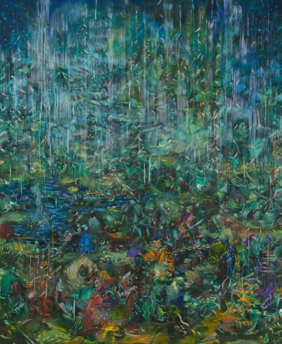 picture for Ali Banisadr. Obstruction 2, 2011